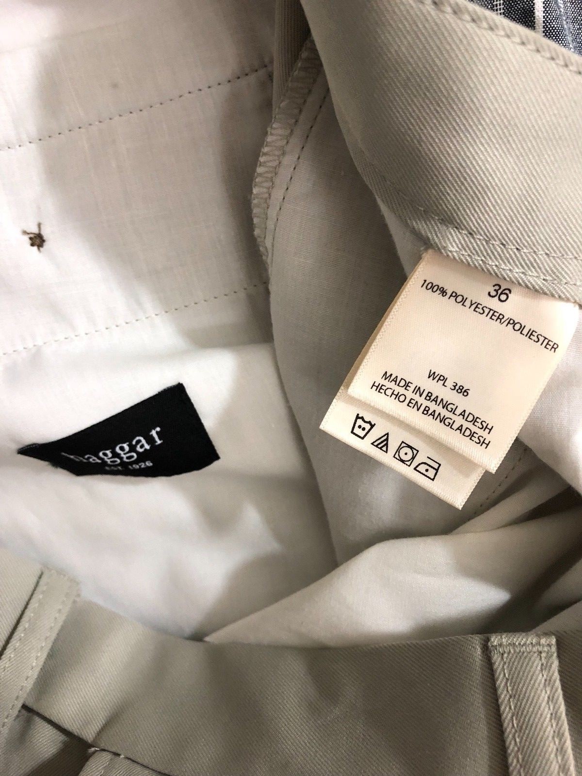 Haggar Pleated Golf Khaki Shorts Mens Size 36 Polyester Flex Waist Stretch New