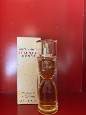 Laura Biagiotti Tempore Donna EDP Spray for Women - 1.7 oz - New in Box - Rare*