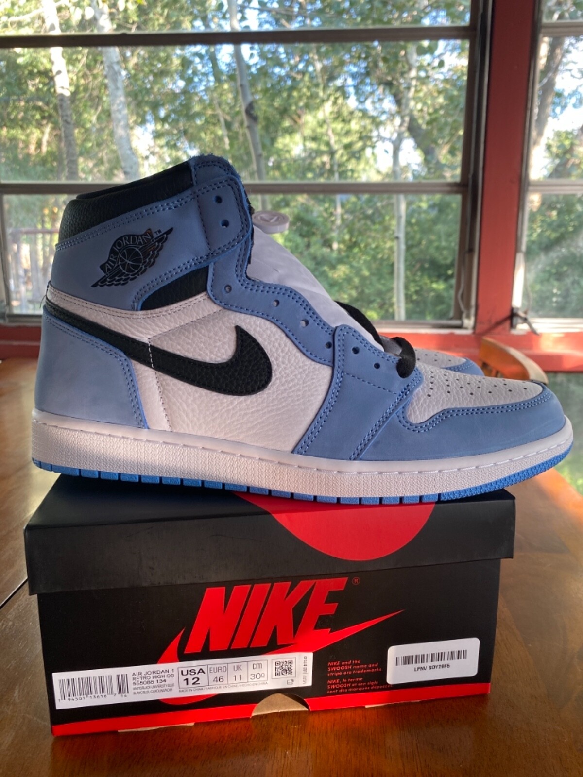 Nike Air Jordan 1 Retro High Cp3 Midnight Navy University Blue Size 10 For Sale Online Ebay