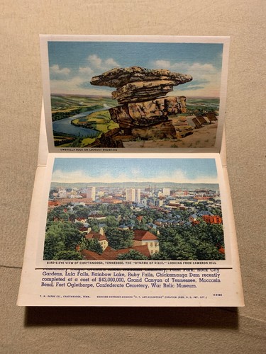 Chattanooga TN Tenn Tennessee Vintage Era Postcards Souvenir Pack