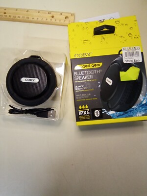 Coby Csbt-328- Black Tune Box Portable Bluetooth Speaker 