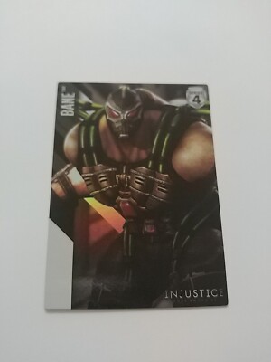 Injustice Gods Among Us Arcade Card; Series 4 Bane Holo Foil