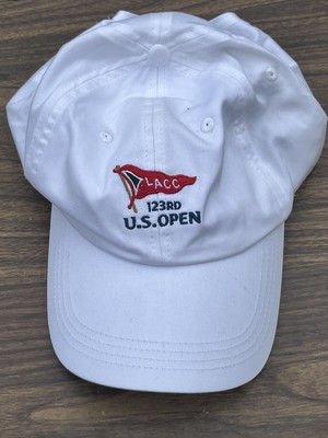 Ahead LACC 123rd US Open Hat ''USGA Member'' Adjustable White Golf Cap Classic Fit