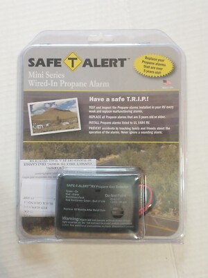 Safe T Alert 20-441-P-BL Mini Hard-Wired Propane/LP Gas Alarm - 12V, 20 Series,