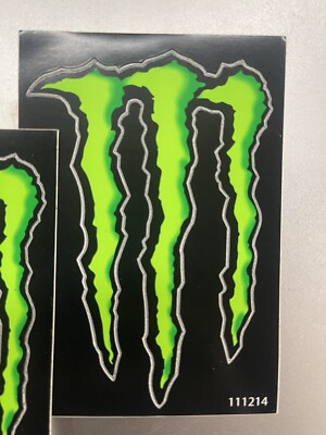 (1)  3X4 Inch Monster Energy Sticker Decal. Waterproof Stickers