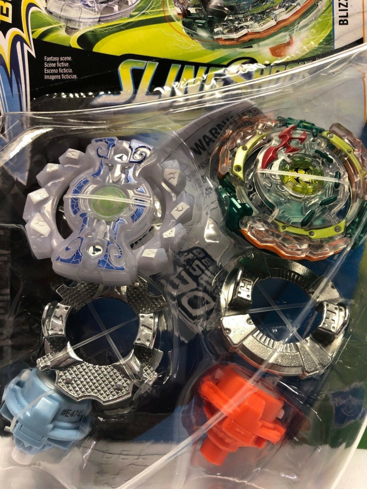 Beyblade Burst Turbo Slingshock Dual Pack Kerbeus K4, Blizzard-X Gianon G4