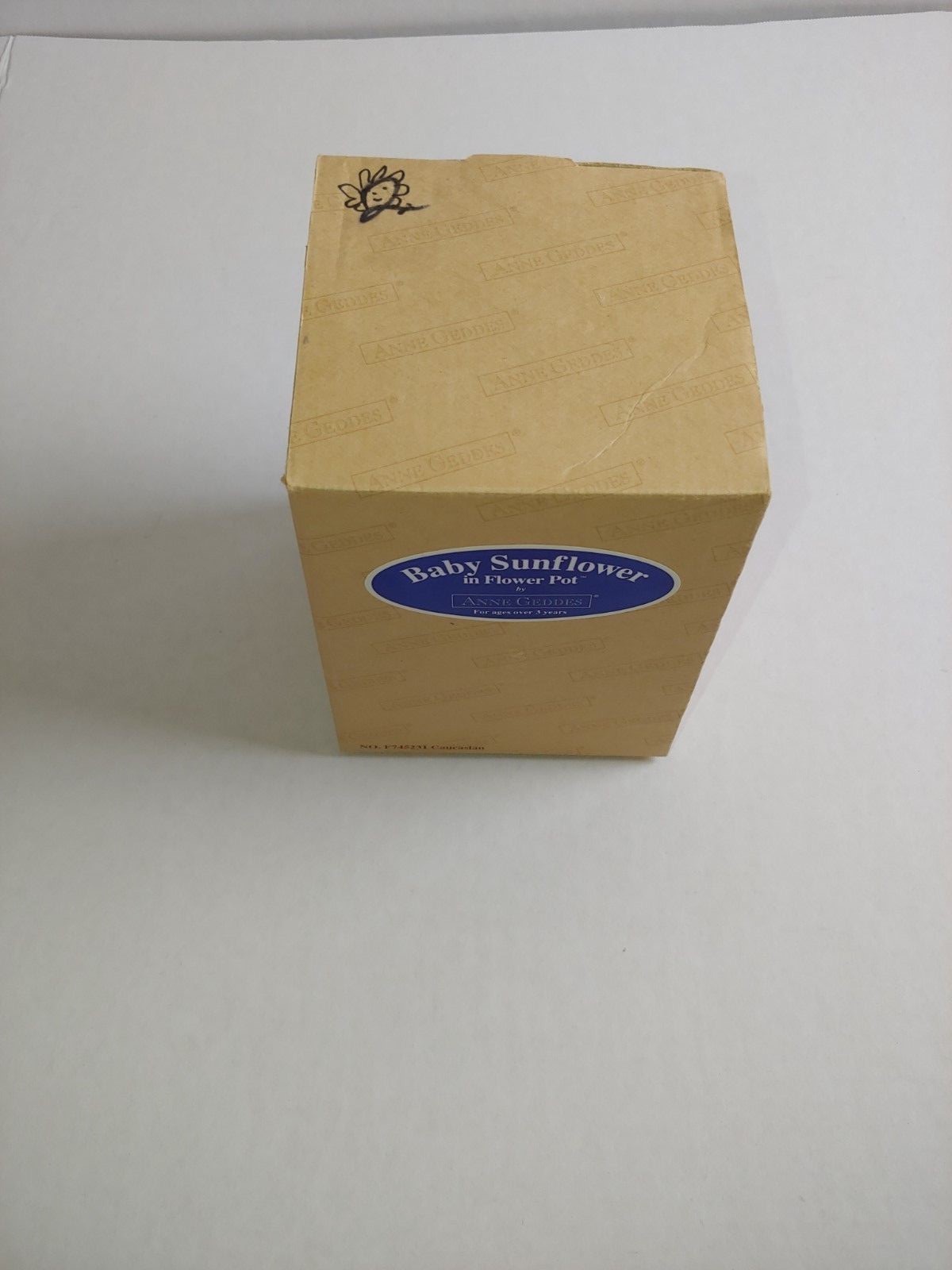 Anne Geddes Baby Sunflower in Flower Pot NIB