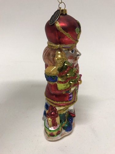 New Katherine's Collection Glass Winchell Nutcracker Ornament Toy Soldier