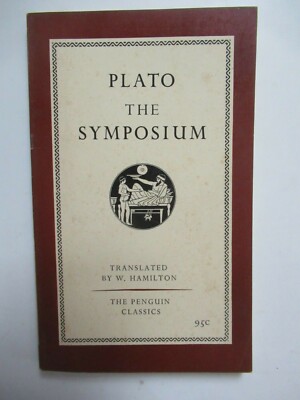 The Symposium (Penguin Classics) by Plato 1961 VERY GOOD