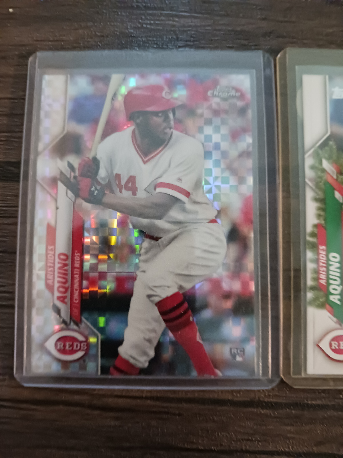 2020 Topps Chrome X-Fractor #111 Aristides Aquino Cincinnati