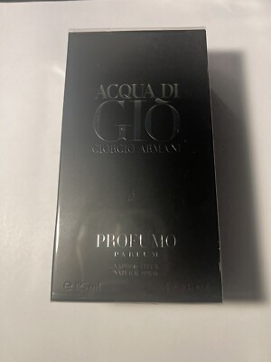 Giorgio Armani Acqua Di Gio Profumo 4.2oz Parfum **AUTHENTIC**DISCONTINUED**
