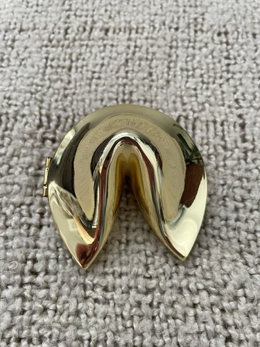 Engagement Presentation Box Gold Tone Nwt