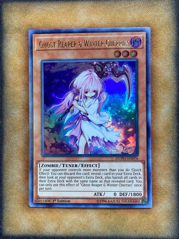 YuGiOh Duel Power Ghost Reaper & Winter Cherries DUPO-EN076