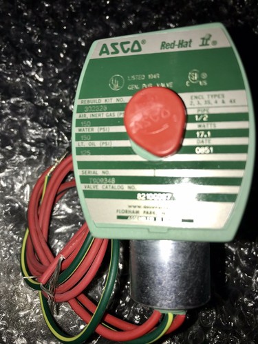 Brand New ASCO RedHat II MX140 / 8210G087 1/2” 150psi. Solenoid Valve