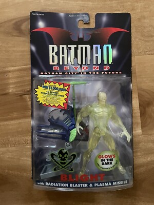 1999 Batman Beyond Blight Figure Glow in the Dark Hasbro Vintage New Sealed MOC
