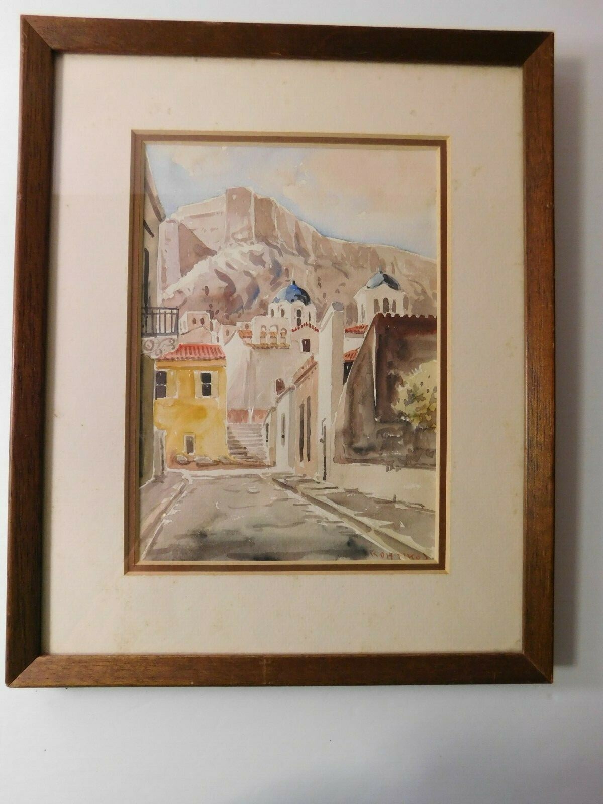 ◆絵画　額装　1996年◆A-3245 ◇絵画 額装 1996年◇A-3245 ART PRINT OF CITY SIGNED | eBay