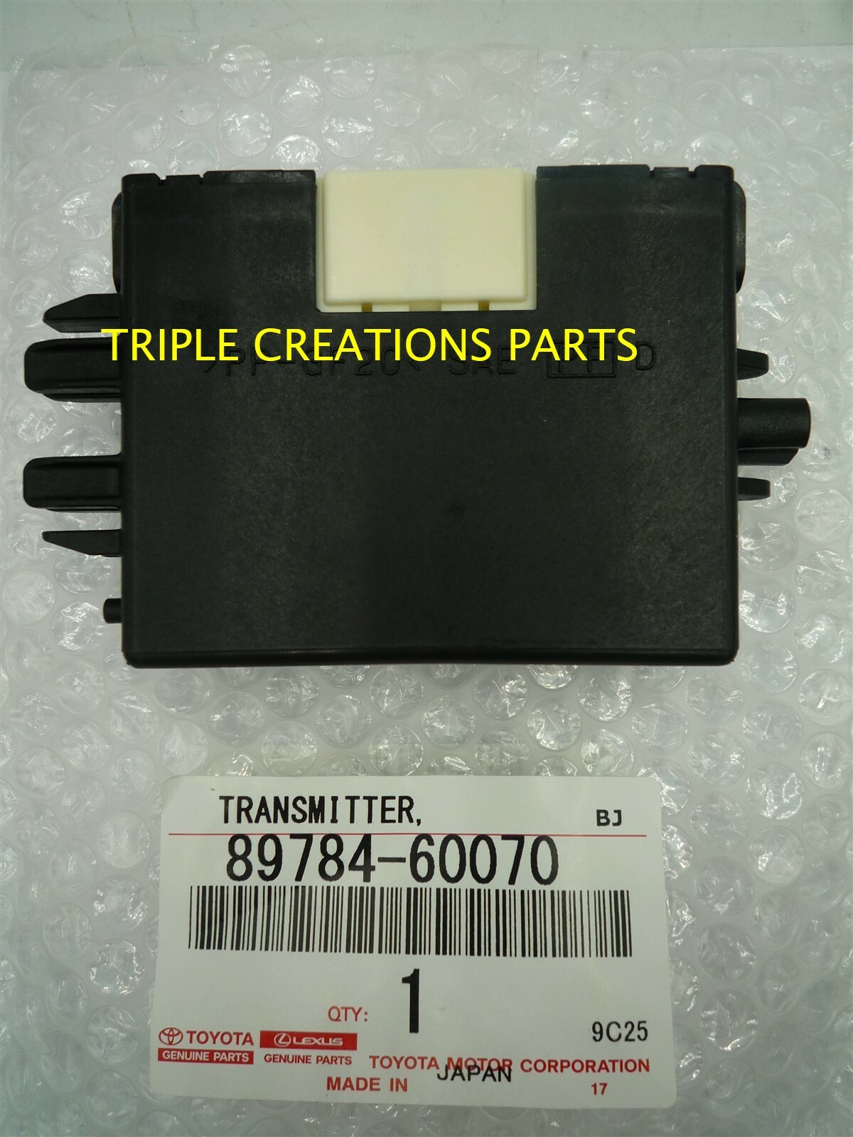 Genuine Toyota 89784-60070 Computer Immobilizer Code 8978460070