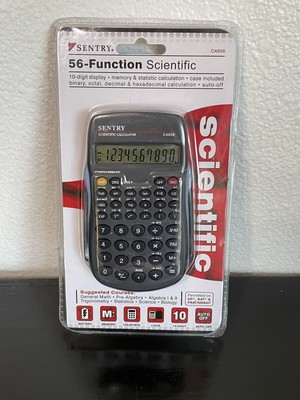 Sentry #CA656 56 Function Scientific Calculator Algebra Trigonometry Statistics