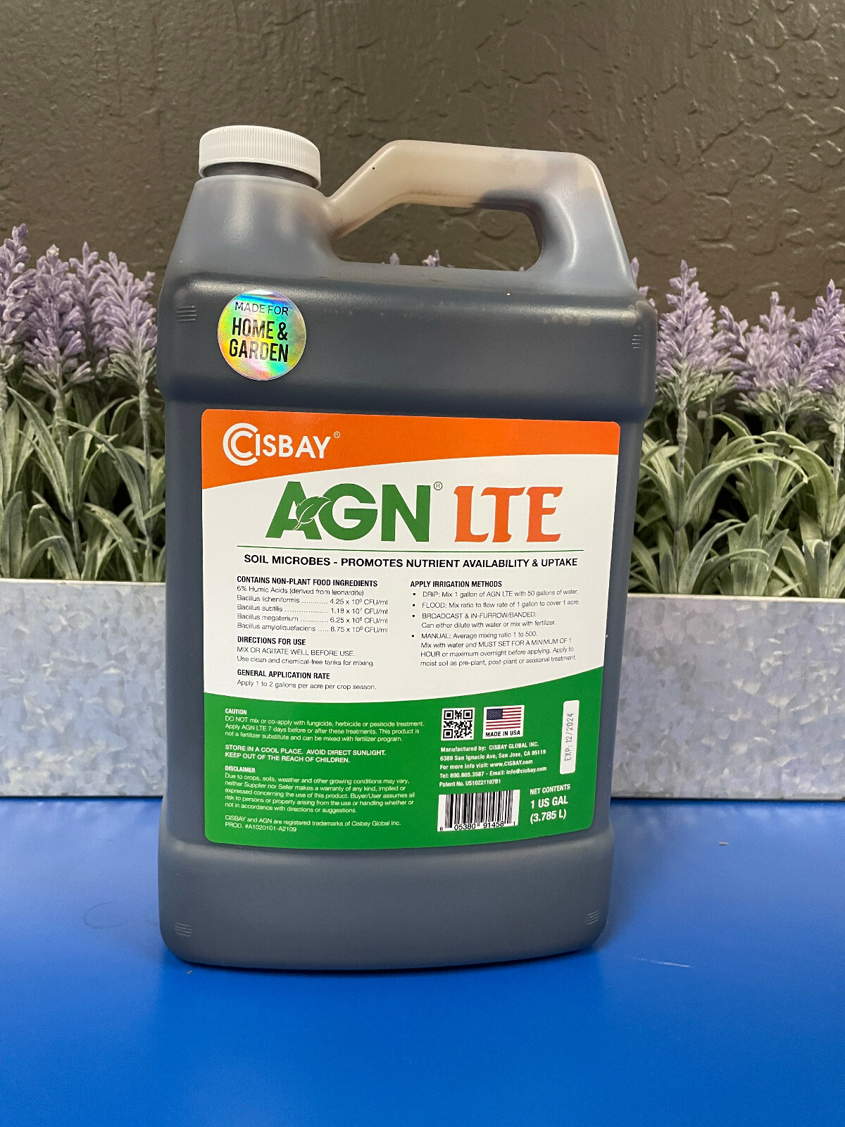CISBAY AGN LTE Soil Microbe - Enhance nutrient for short root plant (1 gallon) 