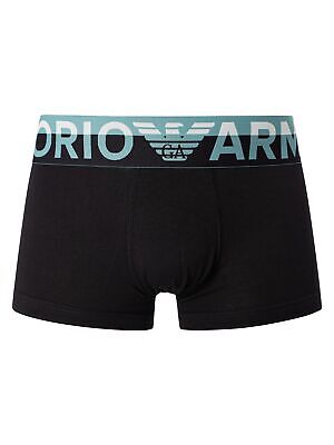 

Мужские плавки с логотипом Emporio Armani, черные, Черный, 111389-3F516-00020