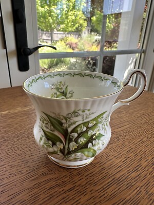 Vintage Queens Rosina China May Lilly Of The Valley Tea Cup England