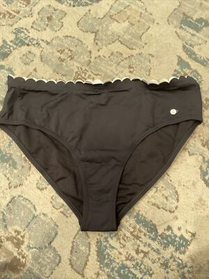 Lascana Venus Black Swim Bottoms Size 12