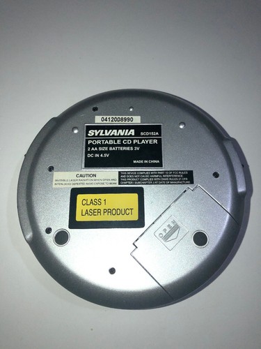 Sylvania Scd152a Portable Cd Player Free Shipping Tested Works Retro Classic