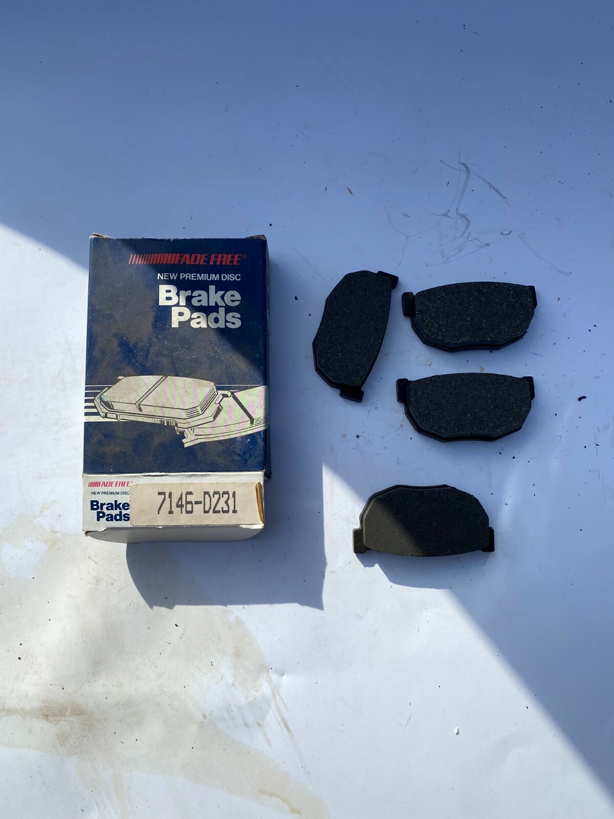 FITS: 1978-90 NISSAN 280 ZX ZXT FADE FREE BRAKE PAD D231