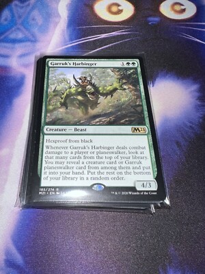 Mtg Singles - Garruk's Harbinger - Core Set 2021 (M21) - Rare - LP