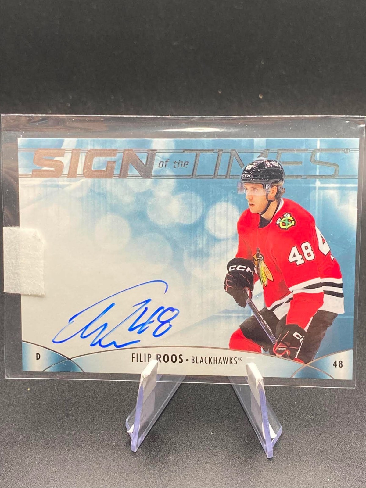 2023-24 Upper Deck SP Authentic Sign of the Times Filip Roos Auto #SOTT-FR