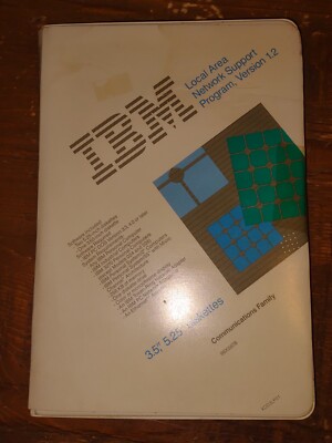 Vintage 1989 IBM PC XT AT 3270 PS/2 Local Area Network Support  Program 93X5678 