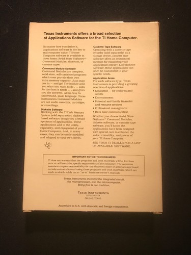 Minty New Nos TI99-4a Home Computer Spell Writer Diskette Rare PHD 5042