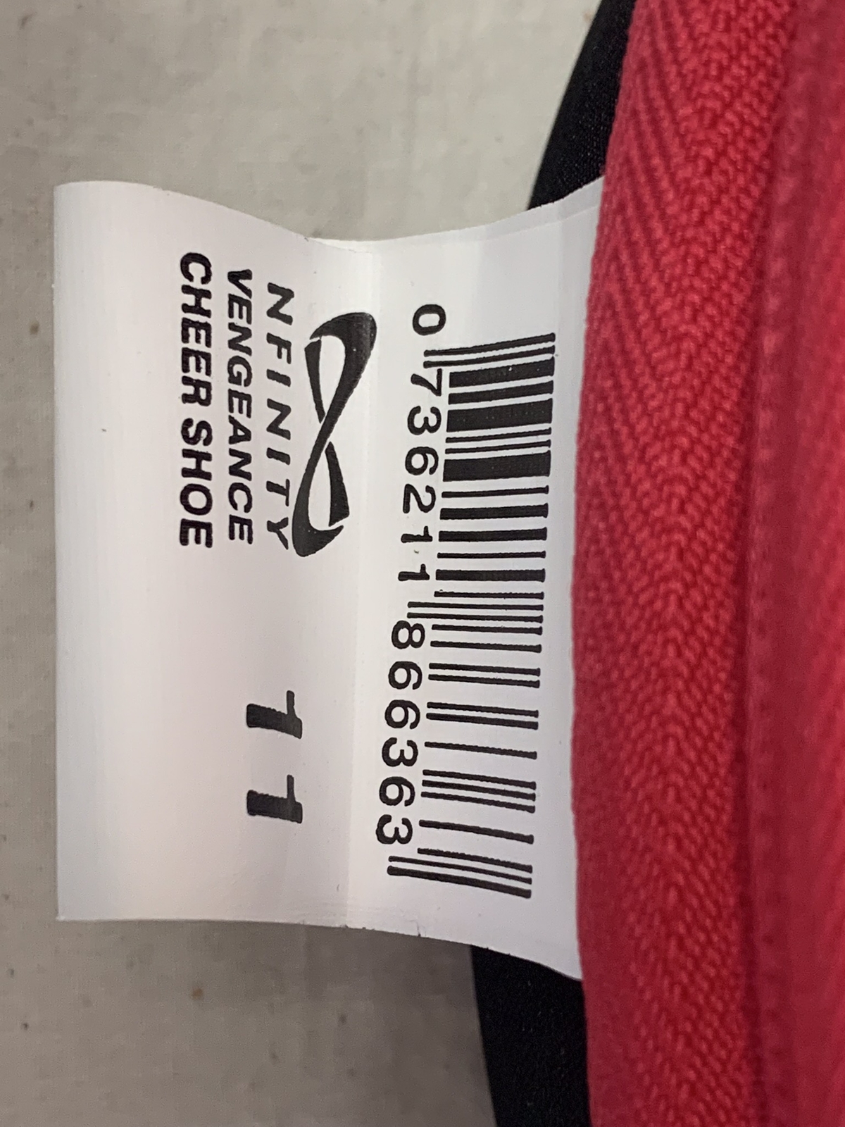 Infinity Vengeance Cheer Shoe Holder Case Bag ONLY