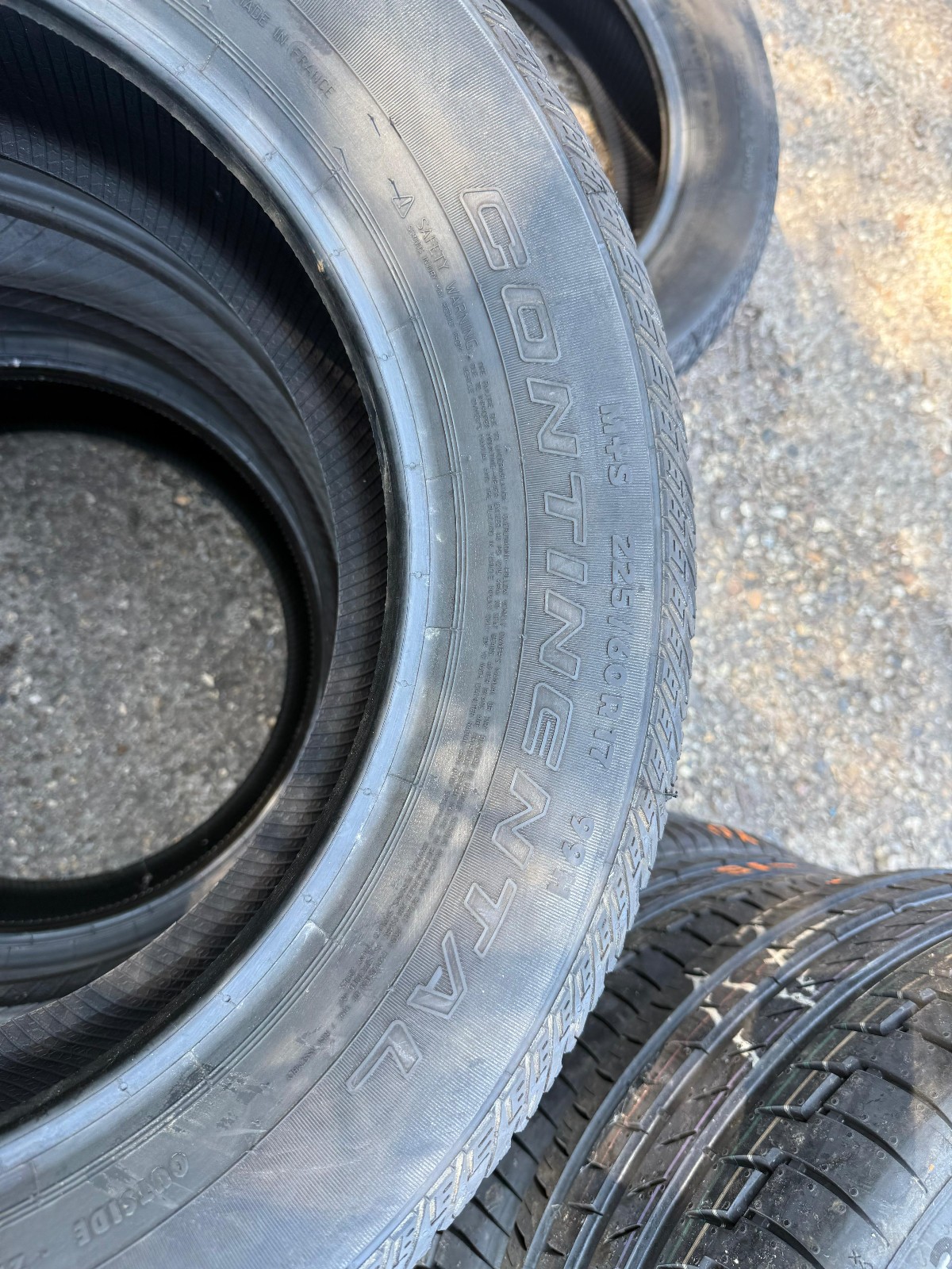 New 225 60 17 Continental, Cross Contact, M+S, 99H, x1 Tyre (F1_tyres) YD164