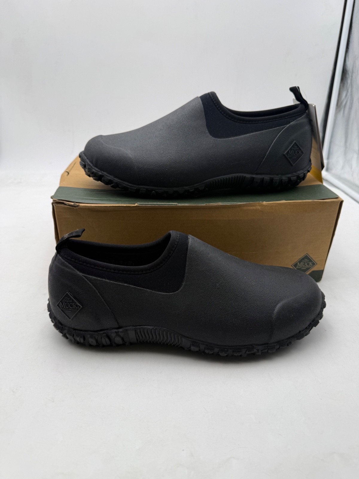 Muck Boot Company Men’s Muckster II Low Size 8 Black Slip On Waterproof Garden S