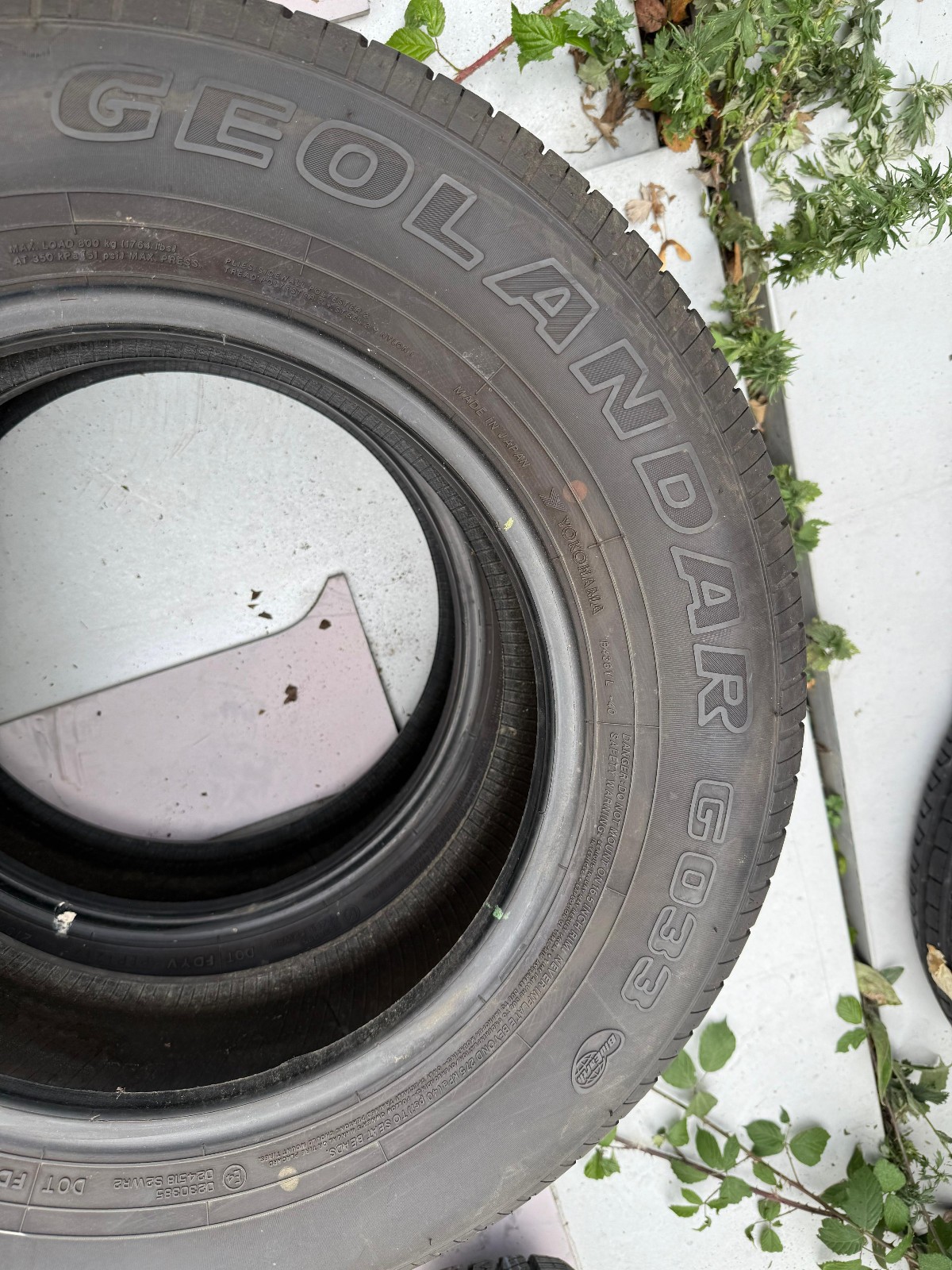 New 215 70 16 Yokohama, Geolander G033, 100H, x1 Tyre (F1_tyres) YD176