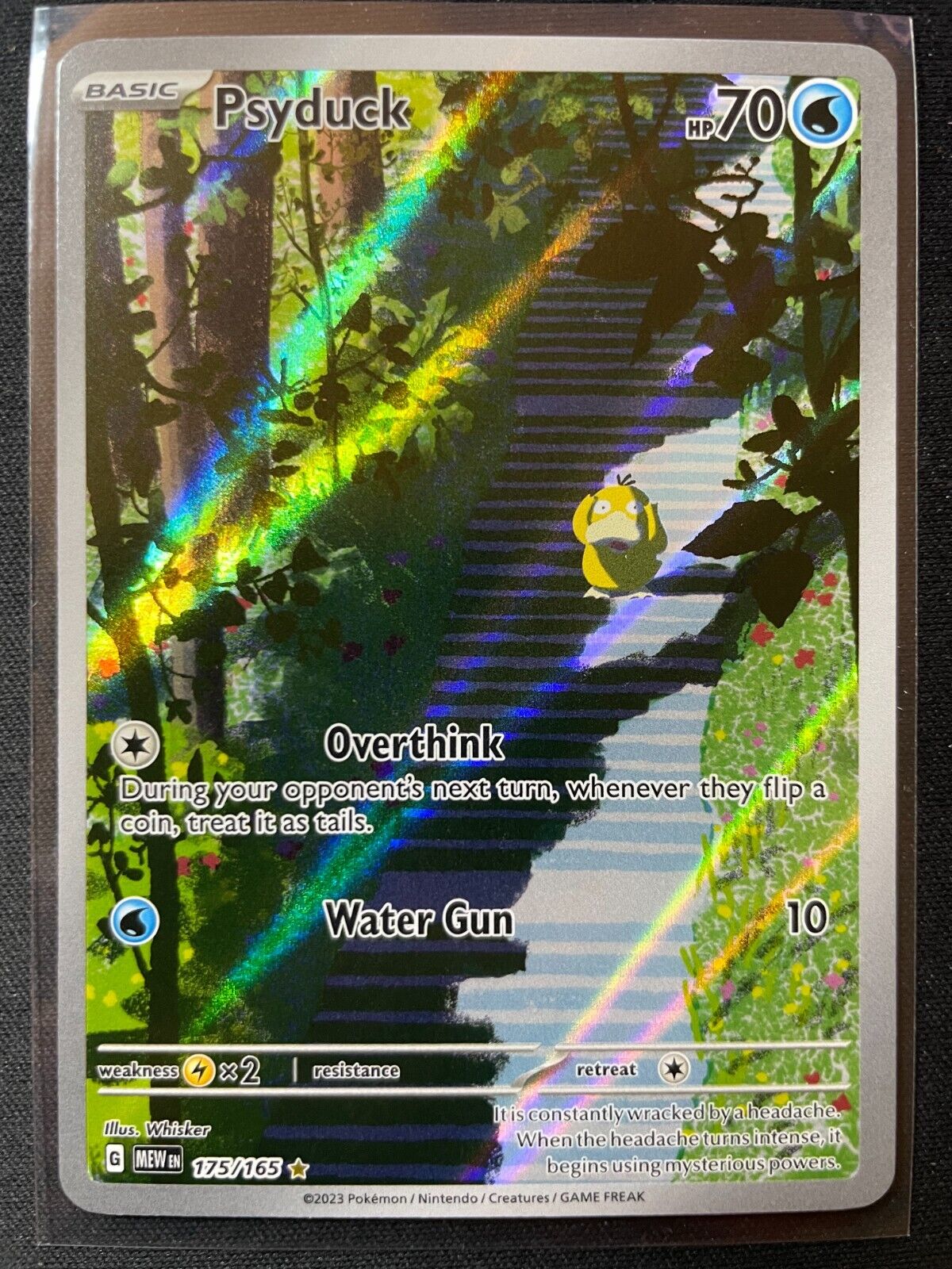 Psyduck Illustration Rare 175/165 SV Pokemon 151 2023