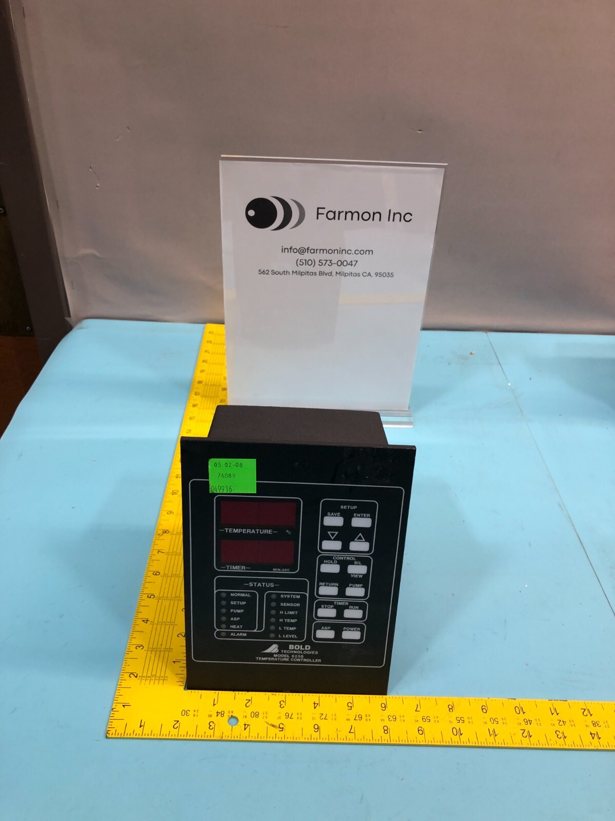 BOLD TECHNOLOGIES 625S TEMPERATURE CONTROLLER, 049916, 168003