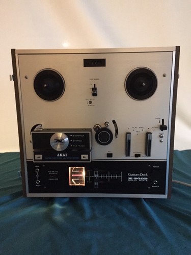 AKAI Cross Field X200D Custom Reel to Reel Powers Up But Selling As Is For Parts