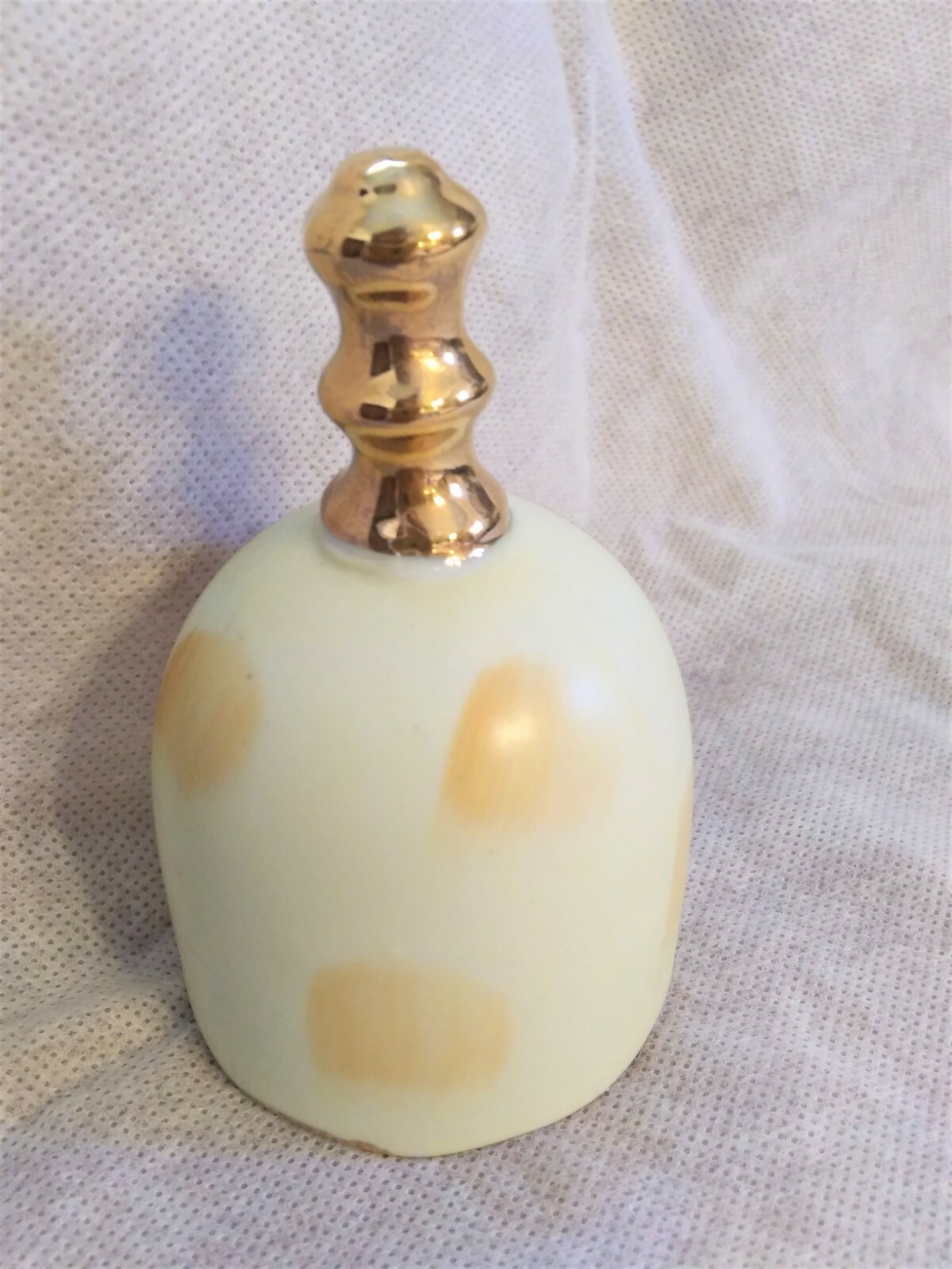 Vintage Handpainted Ceramic Bell circa 1940-1950 Mid-century Fruit