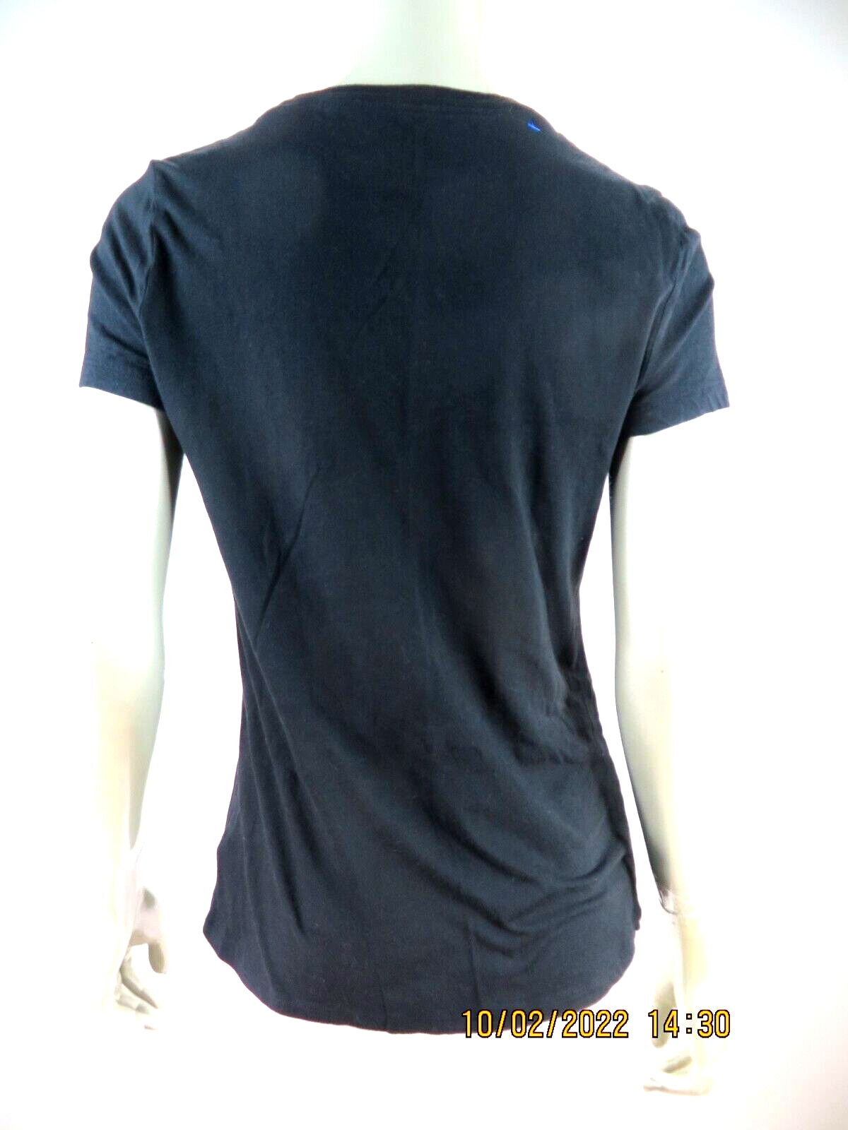 GAP SZ S 100% Cotton Black Lightweight Tee Shirt Blouse Top