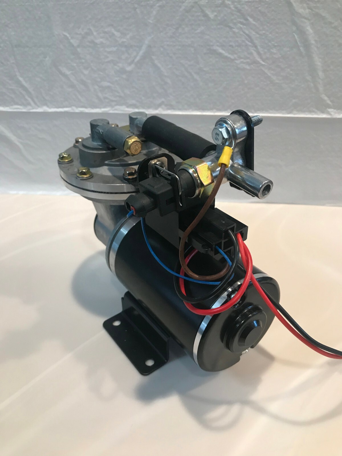 Electric Vacuum Pump premium Kit For Power Brakes, Easy install, "Plug