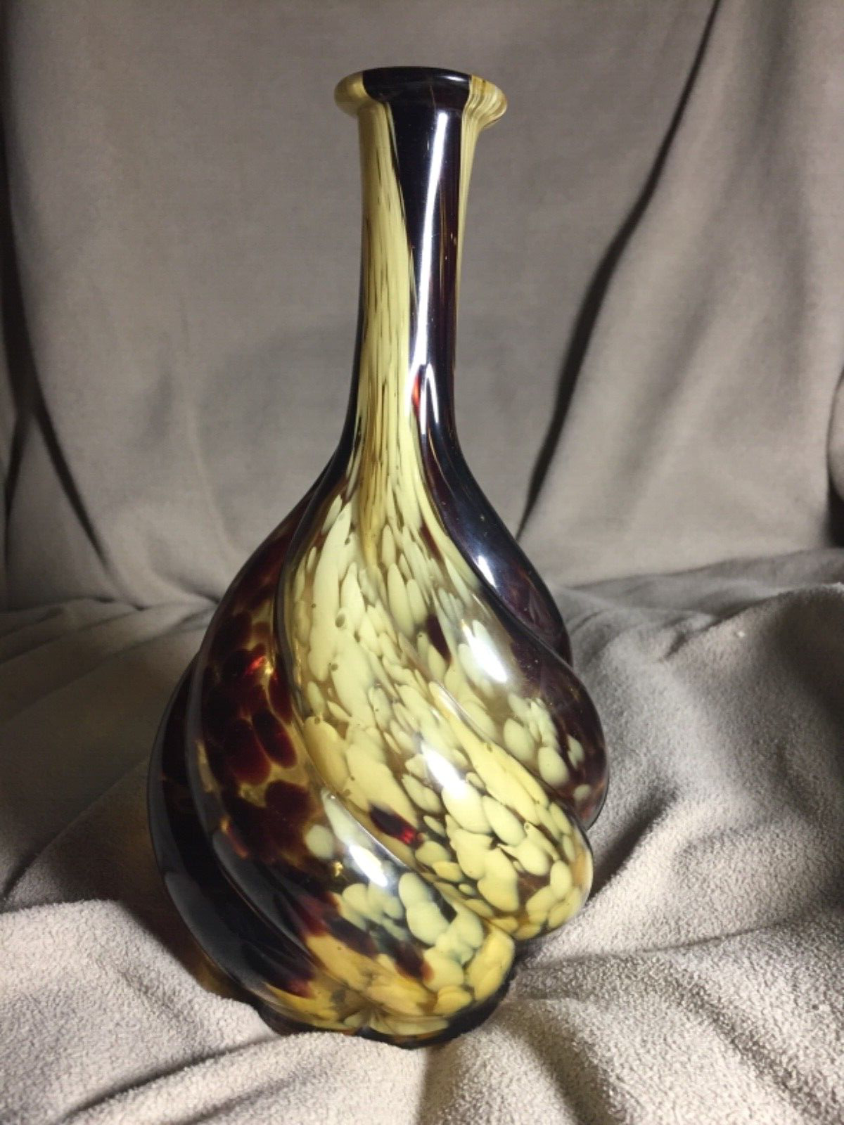Antique Tortoise Shell Barber Bottle