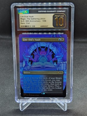 MTG SLD 30th Anniversary Foil Lim-Dul's Vault 1996 CGC PRISTINE 10