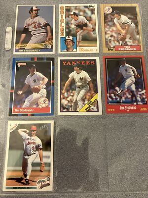 Tim Stoddard Baseball Card Lot