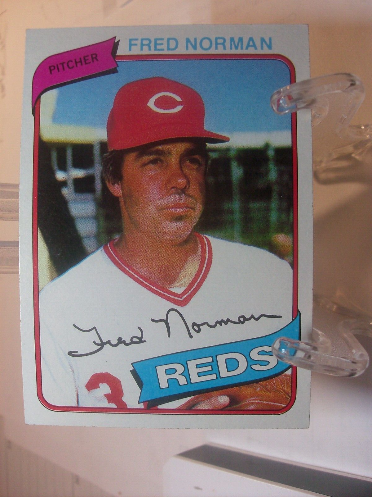 bluemanページ 1980 Topps Baseball Card #714 - Fred Norman - Cincinnati