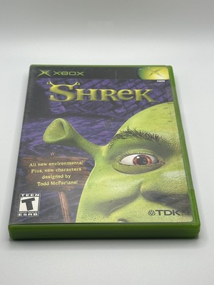 Shrek (Microsoft Original Xbox, 2001) Complete w/ Manual CIB