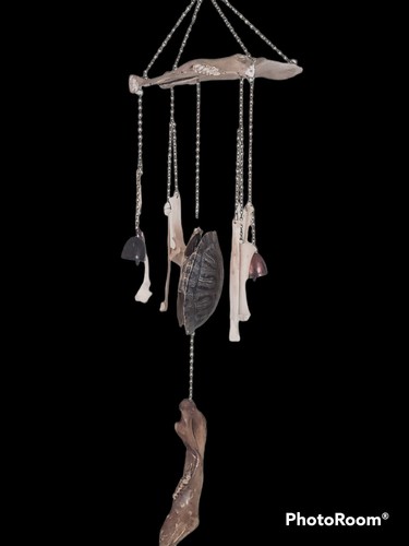 YuZu　HUMAN MADE Animal Wind Chime Real Animal Bone Wind Chime Handmade Outdoor/indoor Hanging