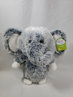 Spark Create Imagine Fur Pals Elephant Ages 0+ soft - rattles & crinkle ears!