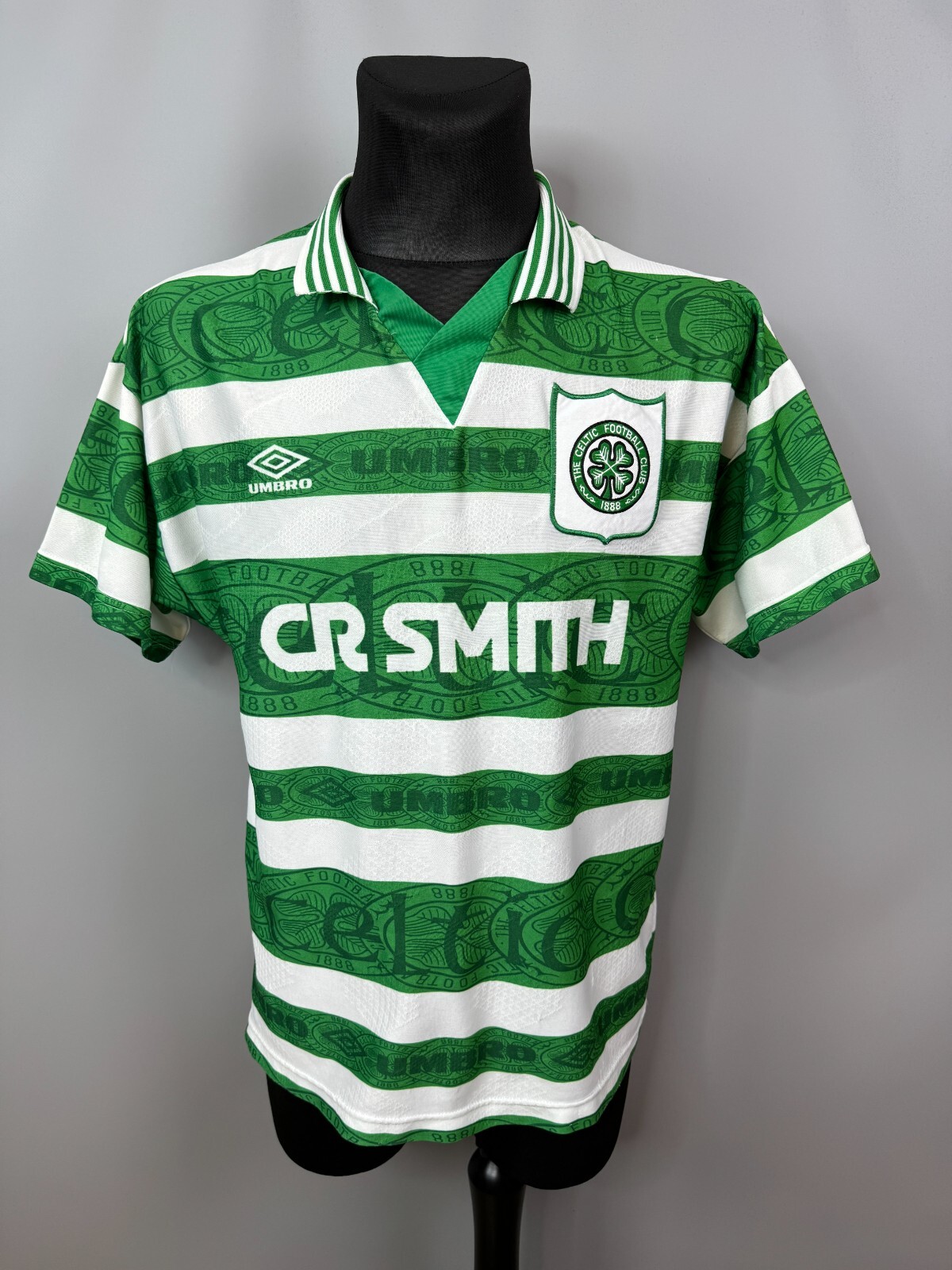 CELTIC 1995 1997 HOME SHIRT FOOTBALL SOCCER UMBRO JERSEY